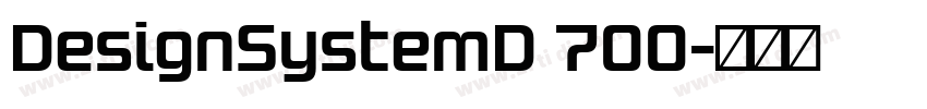 DesignSystemD 700字体转换
